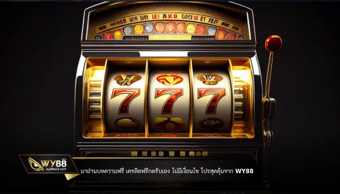 มาอ่านบทความฟรี เครดิตฟรีกดรับเอง ไม่มีเงื่อนไข โปรสุดคุ้มจาก WY88